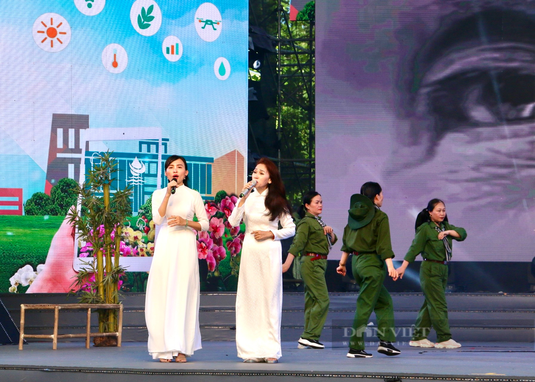 Hội Nông dân huyện Hóc Môn giành giải Nhất liên hoan Tiếng hát nông thôn mới TP.HCM 2024- Ảnh 8.
