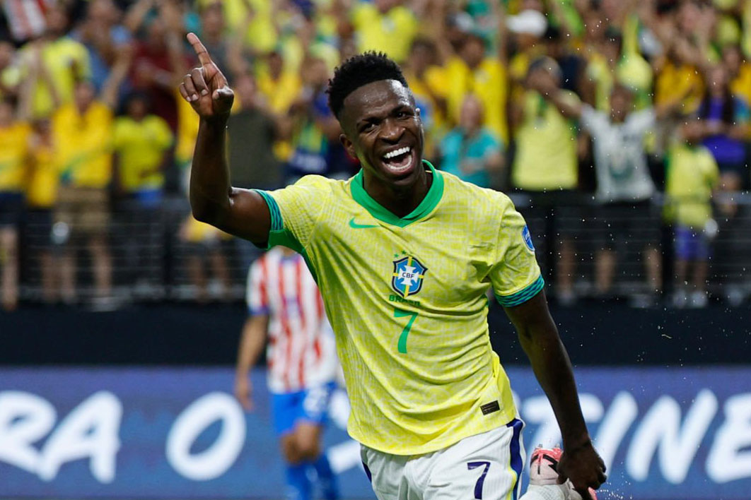 Lập cú đúp, Vinicius Junior quyết giúp Brazil vô địch Copa America 2024- Ảnh 1.