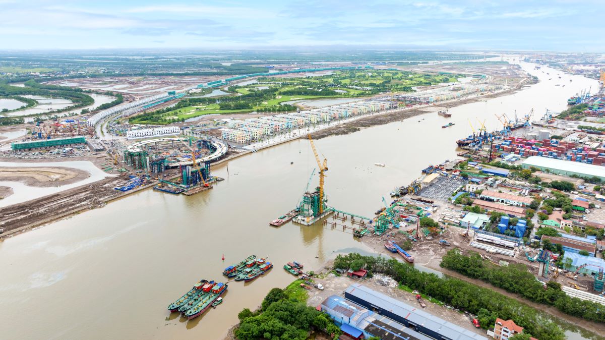 Cận cảnh tiến độ thi công cây cầu nghìn tỷ nối “đảo tỷ phú” với trung tâm Hải Phòng- Ảnh 8.