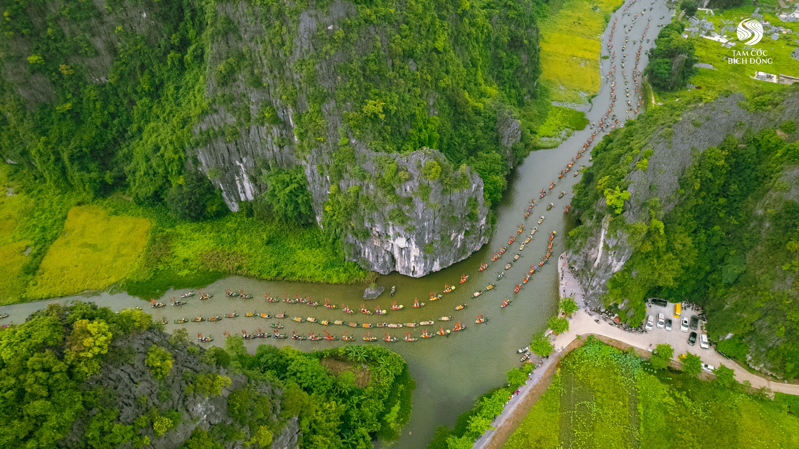 Sắc vàng lung linh mùa hội Tam Cốc - Tràng An- Ảnh 5.