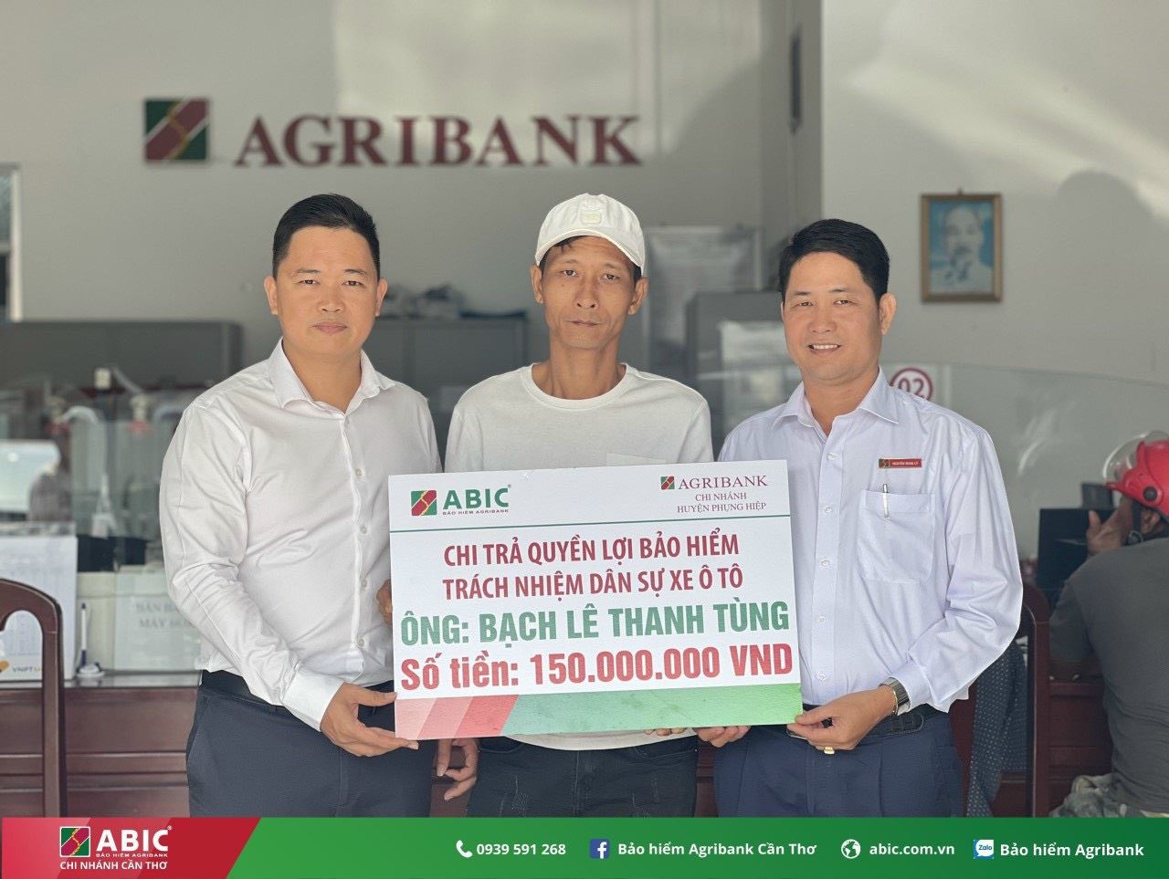 Bảo hiểm xe cơ giới: Bảo hiểm Agribank chi trả quyền lợi bảo hiểm hàng trăm triệu đồng cho các khách hàng tại Hậu Giang- Ảnh 1.