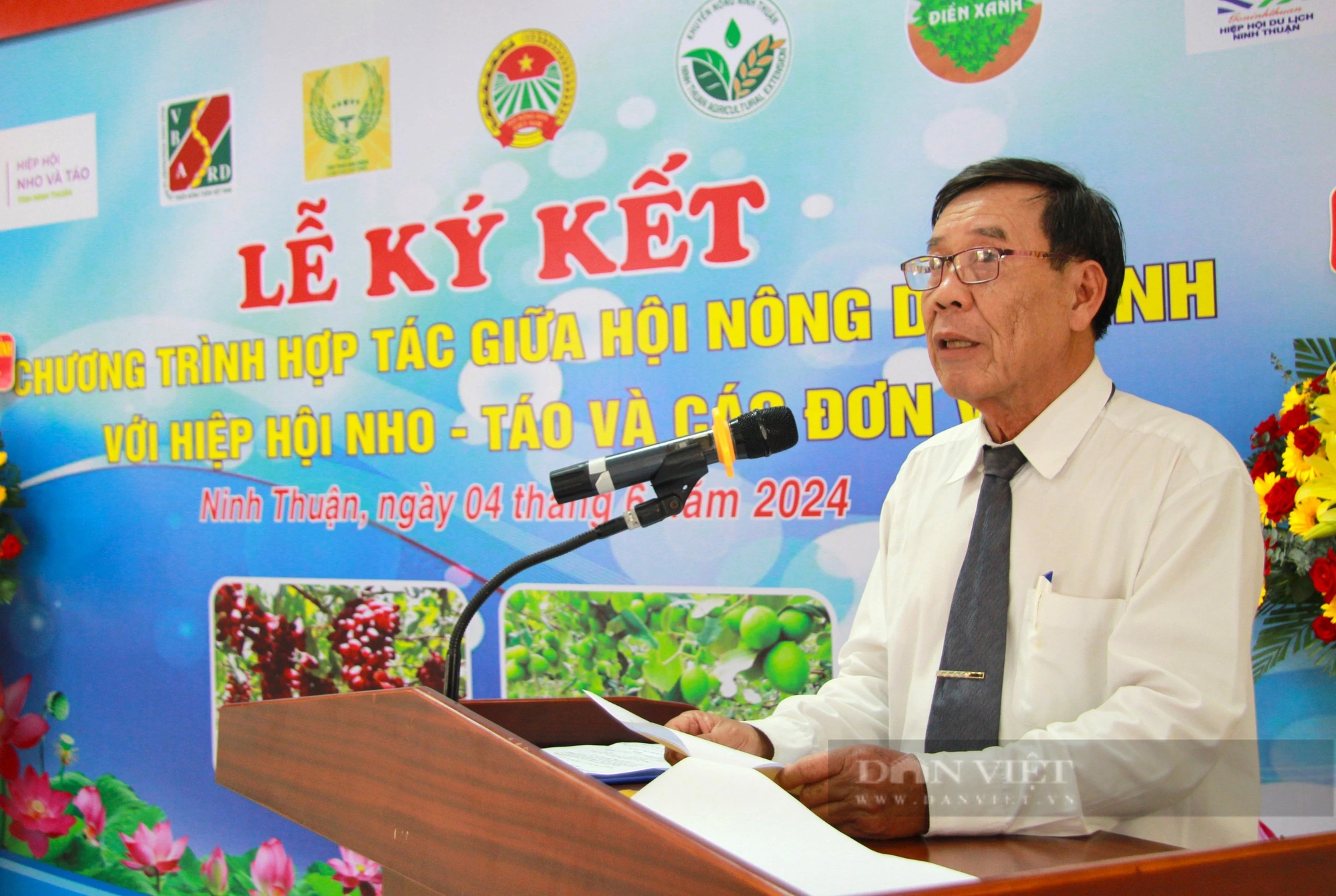 Hội Nông dân Ninh Thuận ký kết chương trình hợp tác phát triển nho, táo- Ảnh 4.