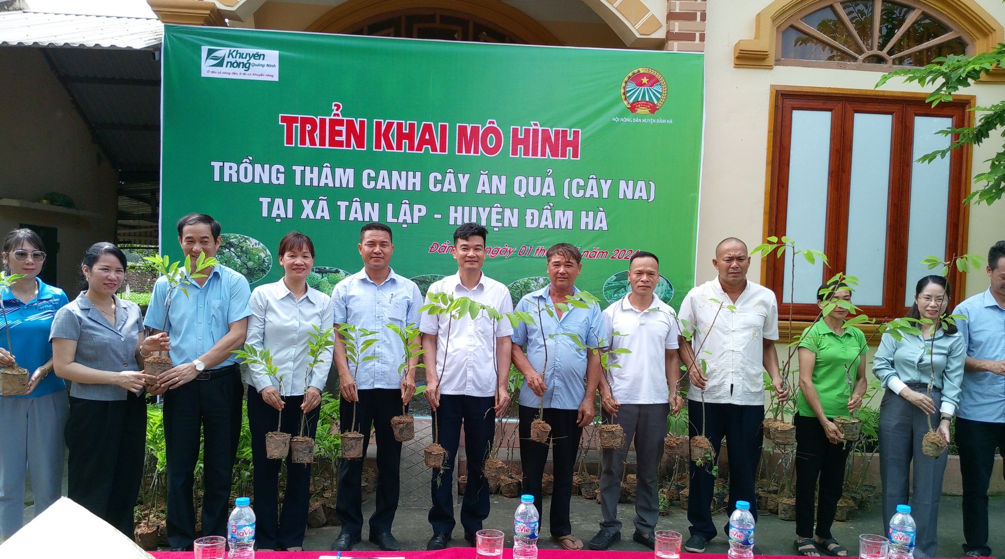 Hội Nông dân huyện Đầm Hà của Quảng Ninh phối hợp thực hiện mô hình trồng na thâm canh- Ảnh 1.