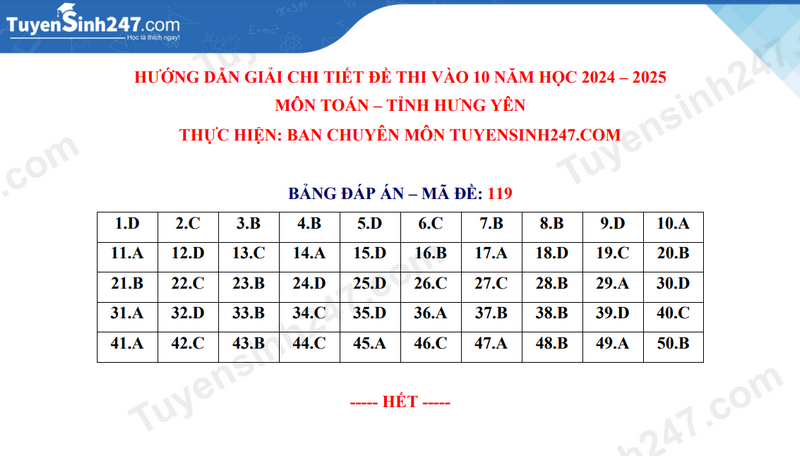 Đề thi môn Toán vào lớp 10 năm 2024 của Hưng Yên có gợi ý đáp án- Ảnh 5.