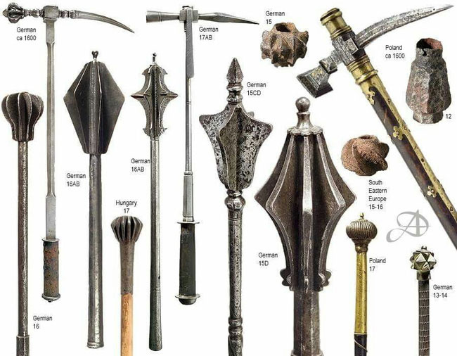 Vì sao chùy là vũ khí đáng sợ nhất châu Âu Trung cổ?- Ảnh 1.