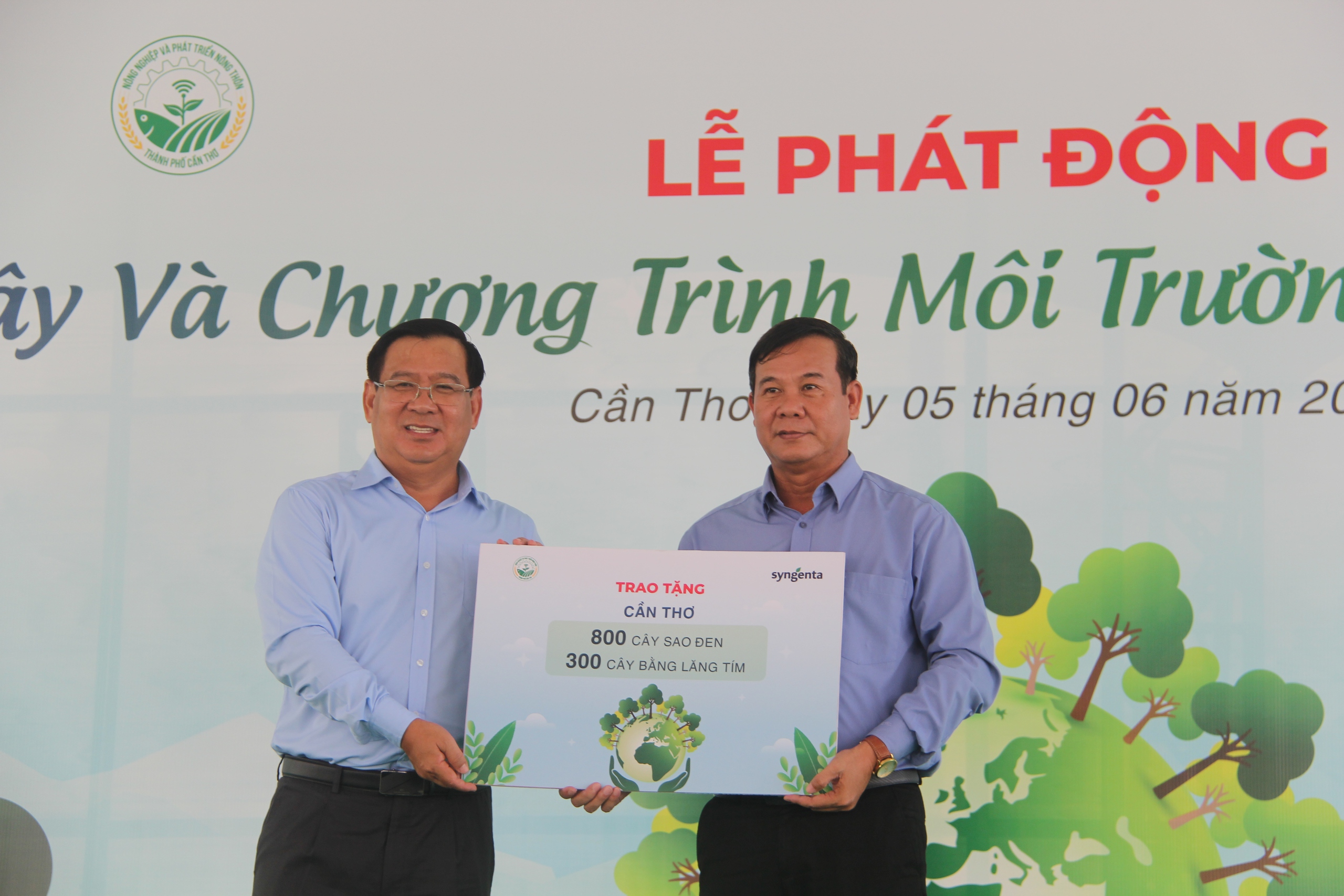 Ngày Môi trường Thế giới 5/6: Công ty Syngenta Việt Nam phối hợp trồng hàng nghìn cây xanh trên các tuyến đường nông thôn- Ảnh 2.