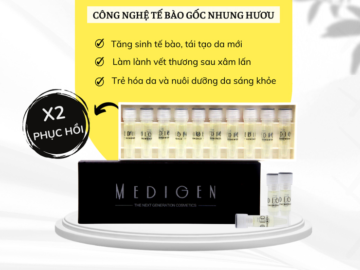 Trẻ hóa, nuôi dưỡng da cùng Medigen – công nghệ tế bào gốc nhung hươu