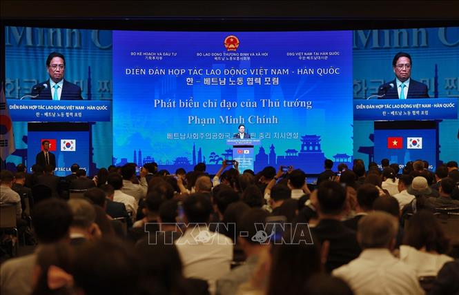 Thủ tướng Phạm Minh Chính đề nghị Hàn Quốc tăng hạn ngạch tiếp nhận lao động Việt Nam- Ảnh 1.