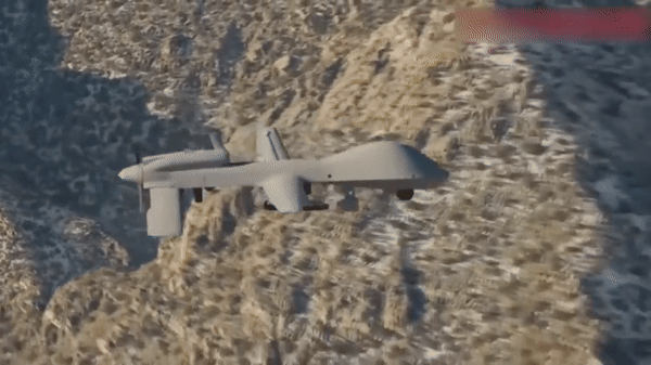 Syria bắn hạ UAV "Đại bàng xám" MQ-1C của Mỹ- Ảnh 1.