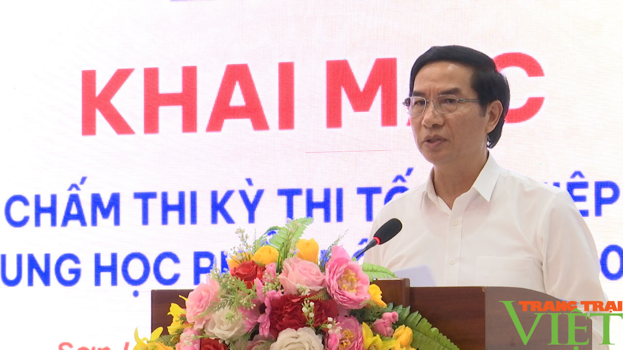 Sơn La: Đảm bảo công tác chấm thi tốt nghiệp THPT  2024 nghiêm túc, đúng quy chế- Ảnh 2.