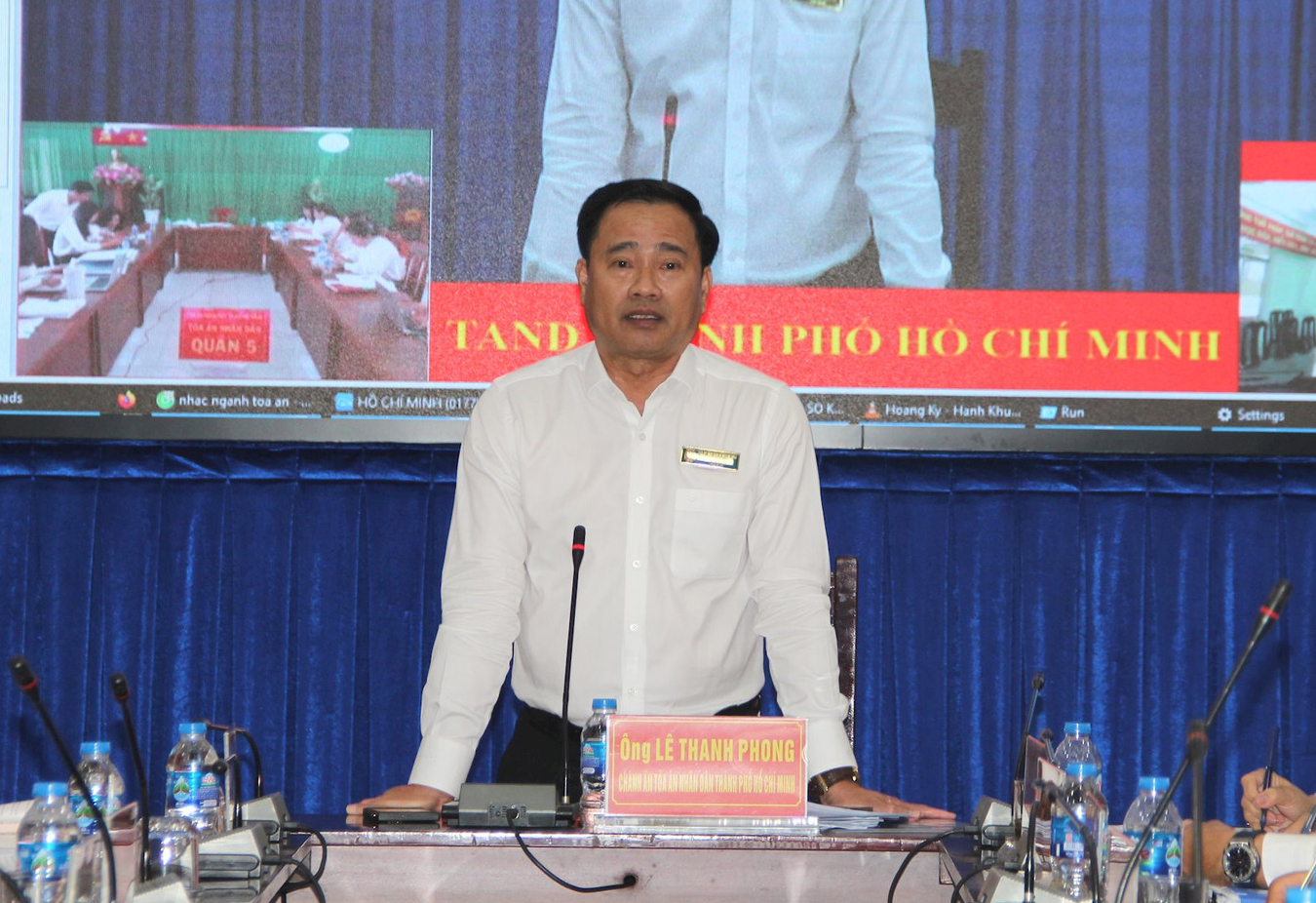 Ông Lê Thanh Phong tiếp tục làm Chánh án TAND TP.HCM- Ảnh 1.