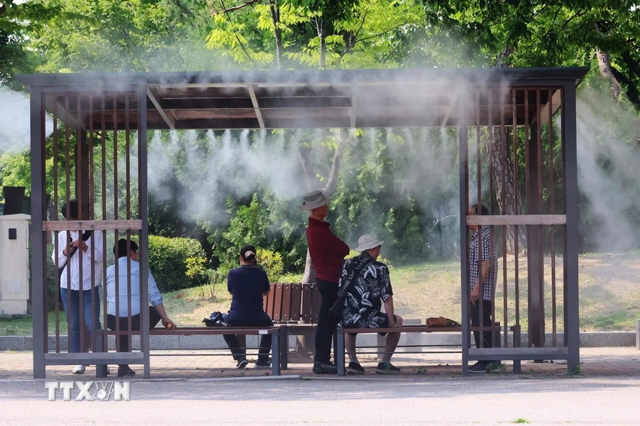 Người dân trên thế giới vật vã trong nắng nóng, nơi thì tắm sông hồ- Ảnh 3.