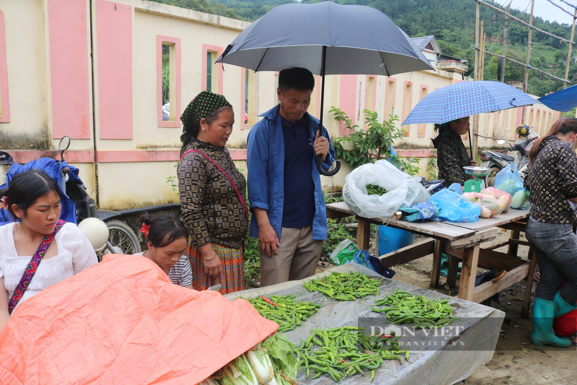 Vô một chợ phiên ở Lào Cai thấy cái chổi bó bằng cây mía, chim họa mi hót líu lo, rau rừng la liệt- Ảnh 13.