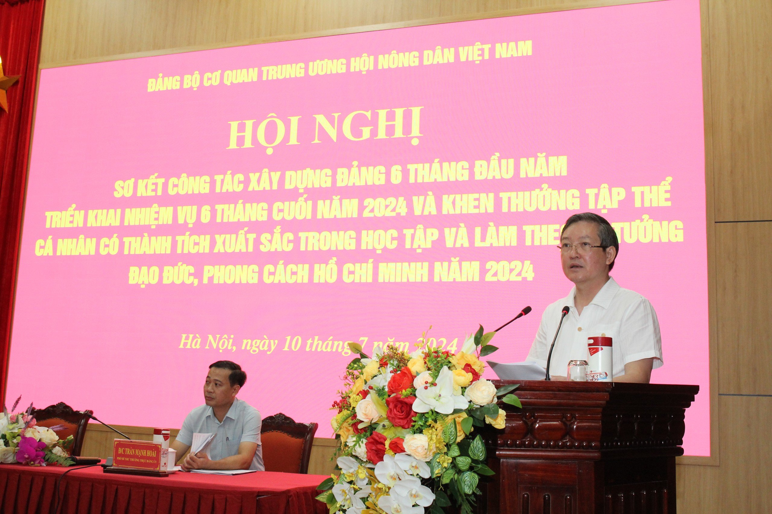 Đảng bộ cơ quan Trung ương Hội Nông dân Việt Nam sơ kết công tác Đảng 6 tháng đầu năm 2024- Ảnh 1.
