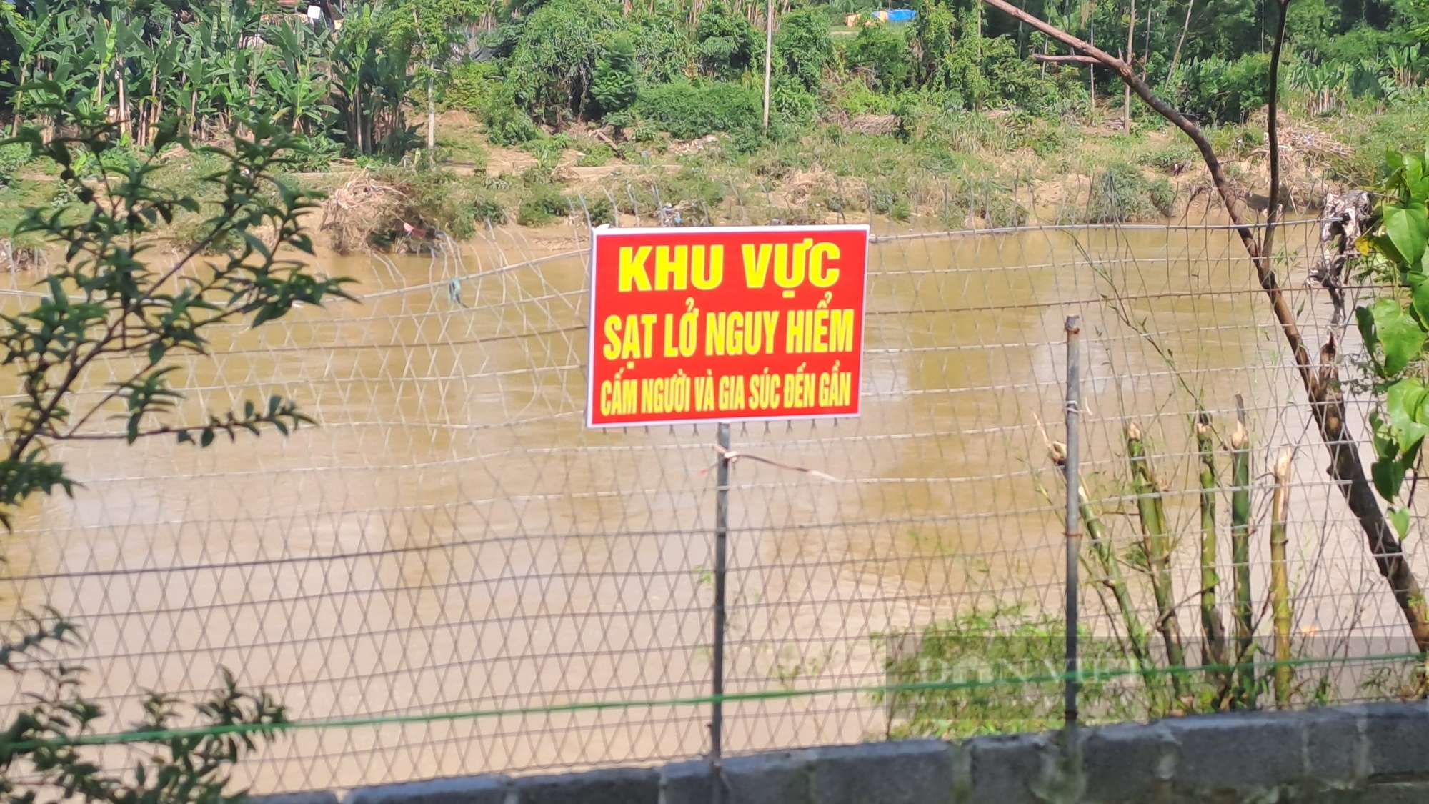 Bờ sông Cầu ở Thái Nguyên sạt lở như thế này, có nhà cách điểm lở đất chỉ 5m- Ảnh 5.