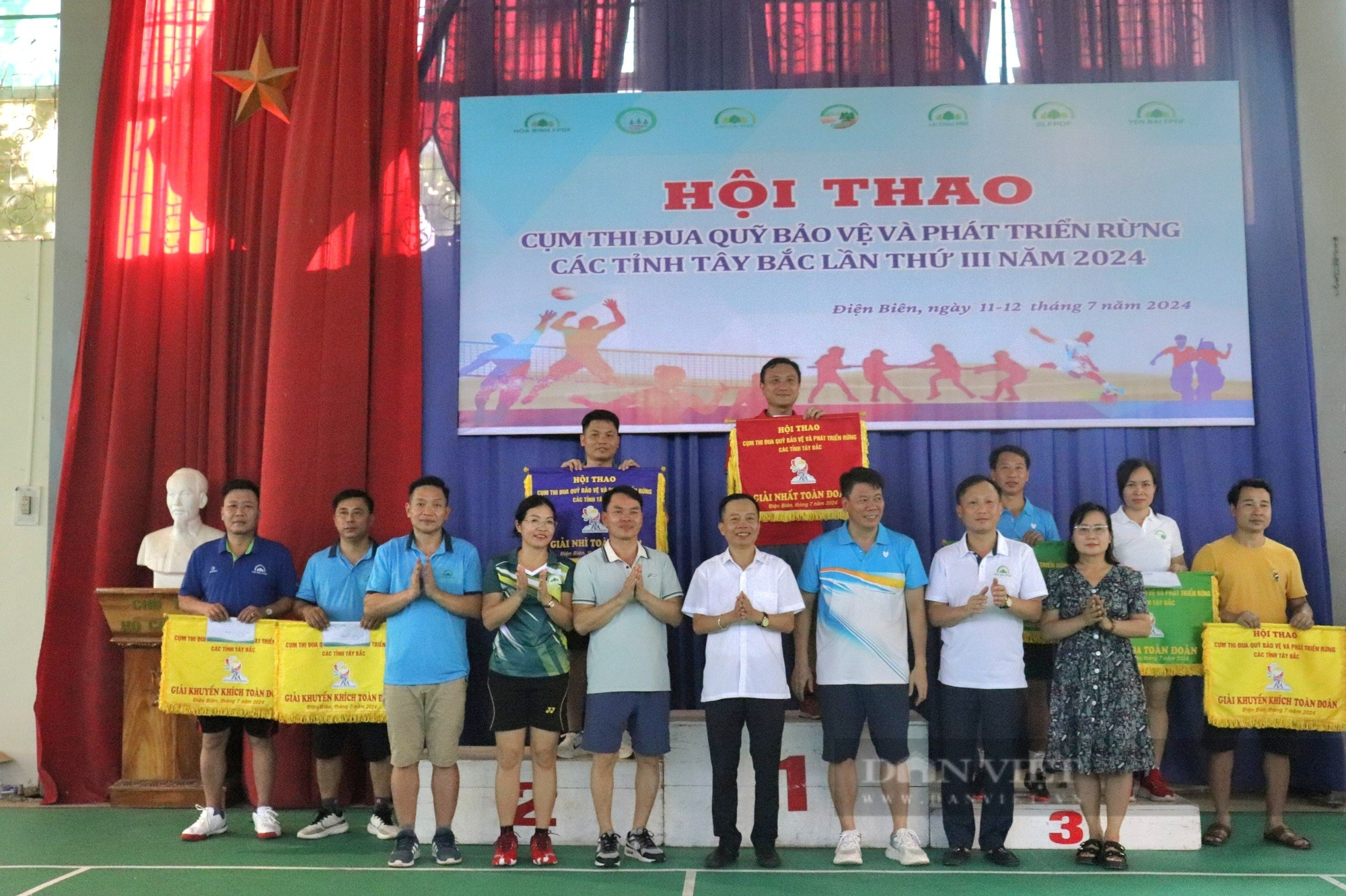 Hội thao Cụm thi đua quỹ Bảo vệ và phát triển rừng Tây Bắc: Thể thao rèn sức, đoàn kết vươn cao