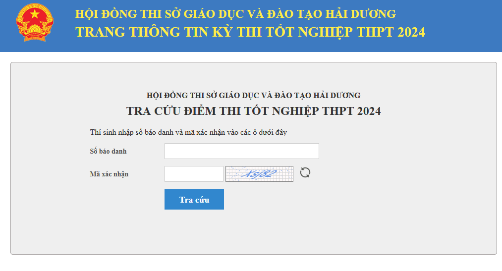 Tra cứu điểm thi tốt nghiệp THPT 2024 Hải Dương- Ảnh 1.