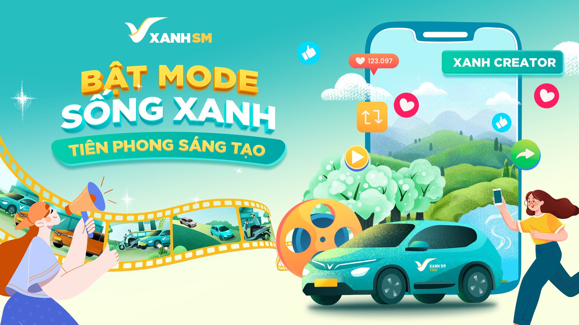 Xanh Creator: Sân chơi hấp dẫn dành cho nhà sáng tạo chia sẻ hành trình di chuyển xanh