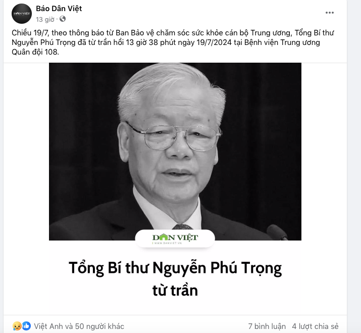 Cộng đồng mạng đồng loạt đổi hình nền bày tỏ lòng tiếc thương Tổng Bí thư Nguyễn Phú Trọng- Ảnh 5.