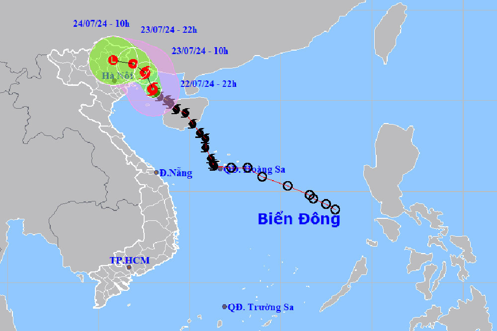 Bão số 2 đổ bộ Quảng Ninh - Hải Phòng, Bắc Bộ - Thanh Hoá mưa lớn- Ảnh 1.