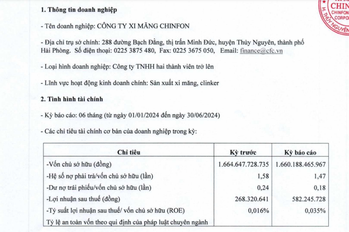 Công ty xi măng liên quan đến UBND TP. Hải Phòng: Trên đà "lấy lại phong độ", báo lãi tăng 117%- Ảnh 1.