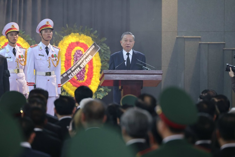 Lời cảm ơn về Lễ Quốc tang Tổng Bí thư Nguyễn Phú Trọng- Ảnh 5.