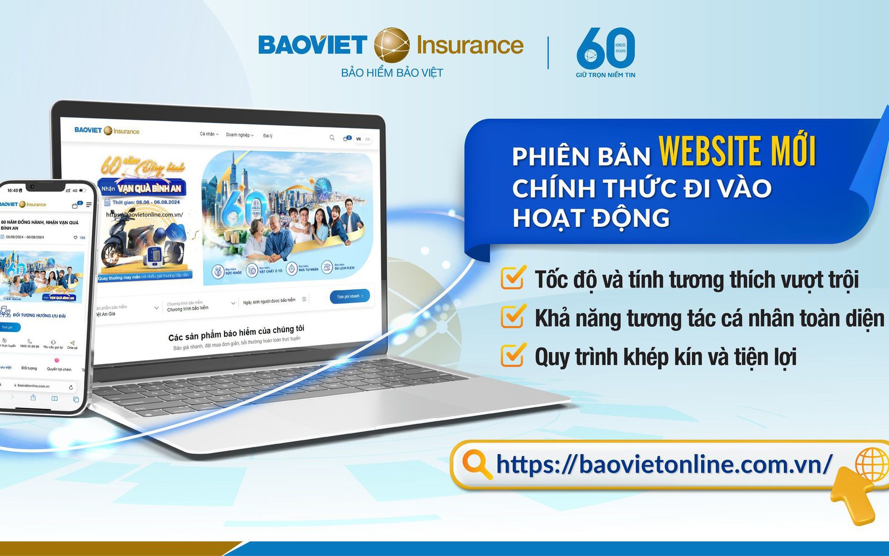 Bảo hiểm Bảo Việt "60 năm thành tựu tuất sắc - Ngành Bảo hiểm Việt Nam"- Ảnh 1.