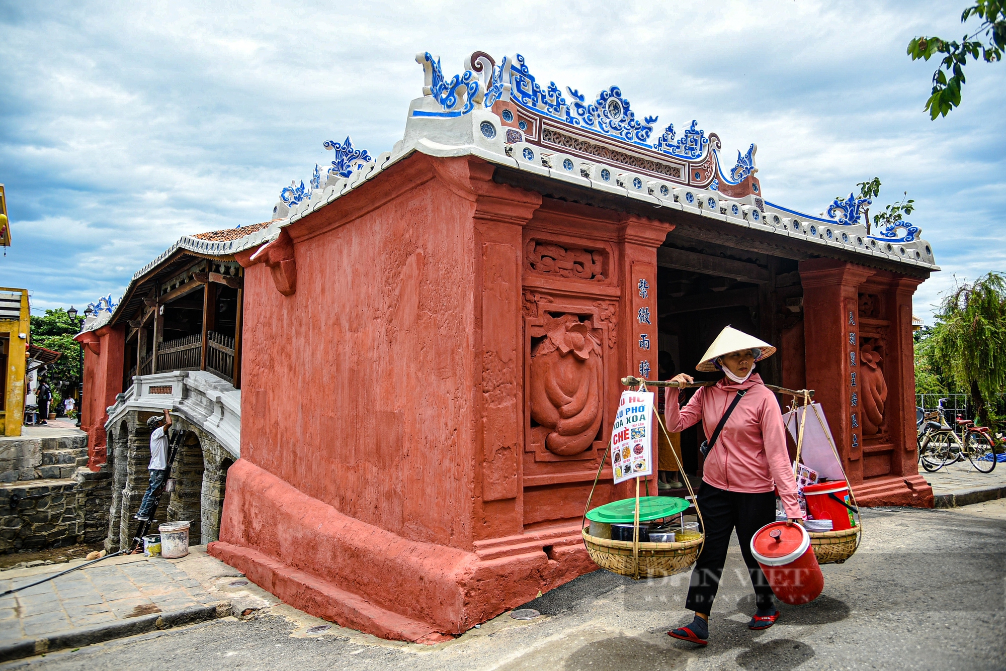 Thành phố Hội An tiến hành điều chỉnh lại màu sơn của Chùa Cầu- Ảnh 9.