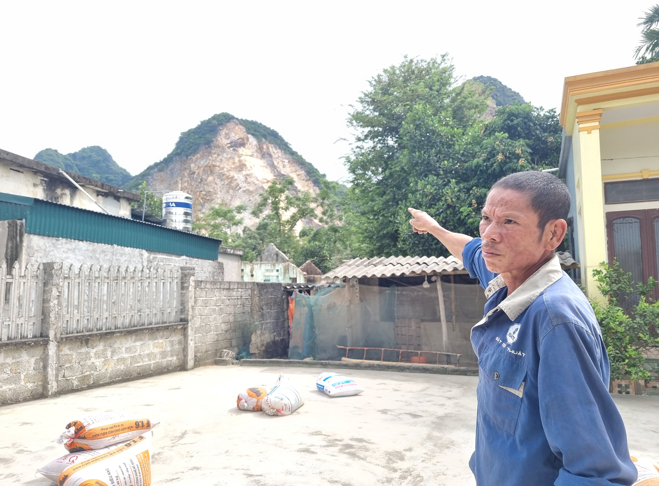 Vụ nổ mìn khai thác đá ảnh hưởng tới người dân ở Ninh Bình: Huyện Nho Quan đã vào cuộc kiểm tra- Ảnh 1.