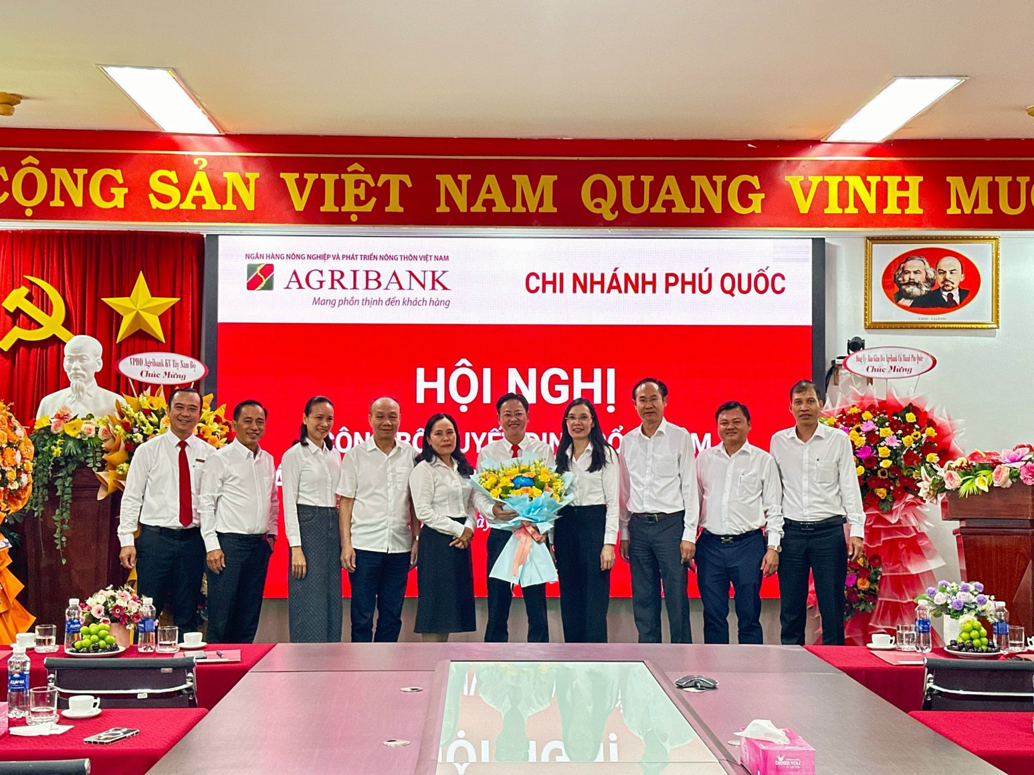 Ông Tiêu Tường Phục chính thức được bổ nhiệm làm Giám đốc Agribank Chi nhánh Phú Quốc