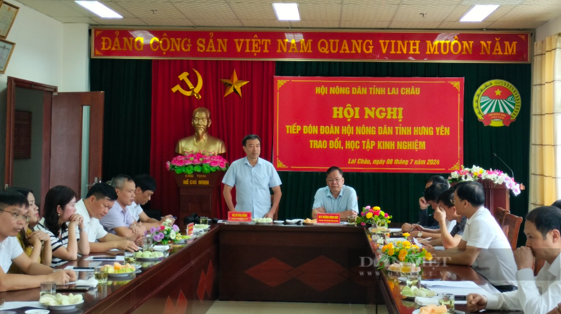 Hội Nông dân 2 tỉnh Lai Châu, Hưng Yên chia sẻ kinh nghiệm công tác Hội và phong trào nông dân- Ảnh 2.