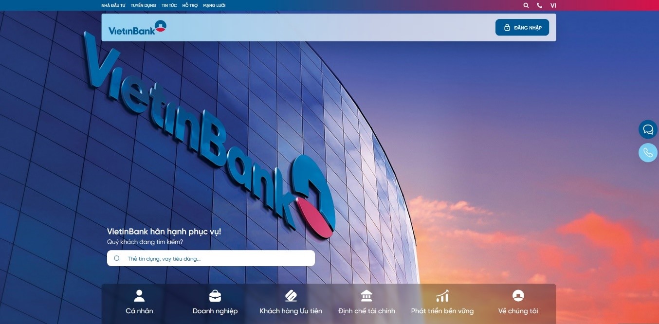 Vietinbank ra mắt website mới- Ảnh 1.
