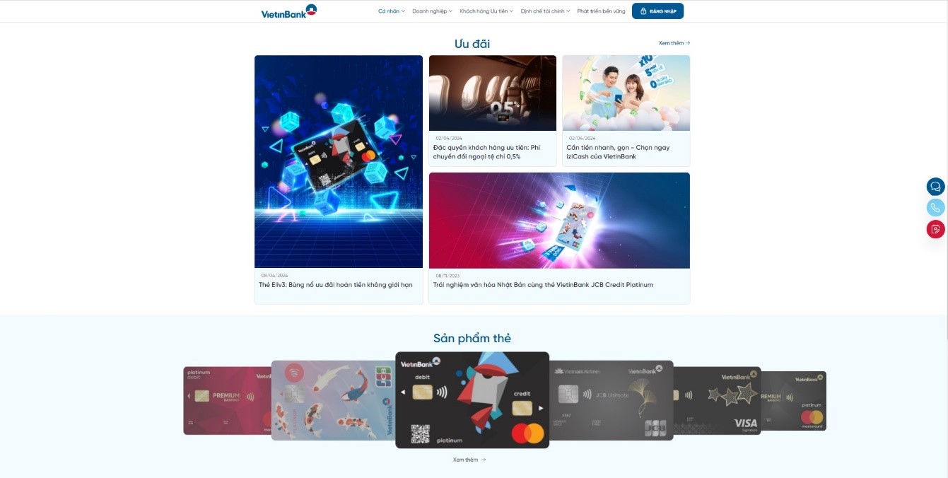 Vietinbank ra mắt website mới- Ảnh 3.