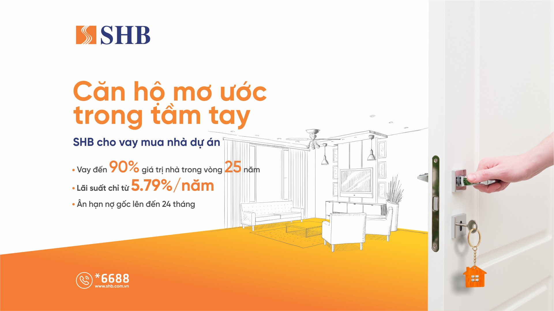 Mua nhà dễ dàng hơn với lãi suất ưu đãi chỉ từ 5,79% tại SHB- Ảnh 2.