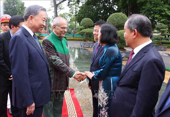 Chủ tịch nước Tô Lâm chủ trì lễ đón chính thức, hội đàm Tổng thống Timor Leste- Ảnh 2.