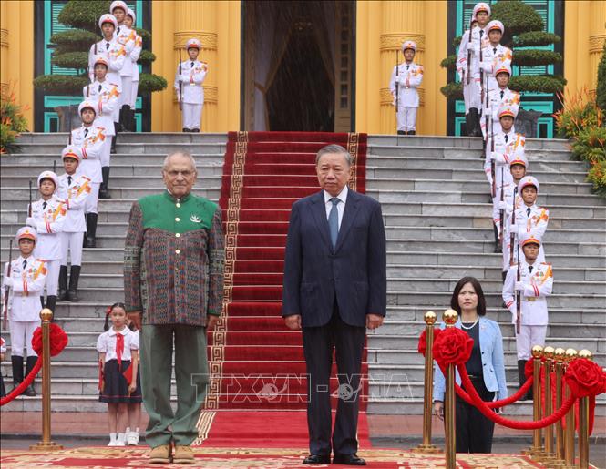 Chủ tịch nước Tô Lâm chủ trì lễ đón chính thức, hội đàm Tổng thống Timor Leste- Ảnh 3.