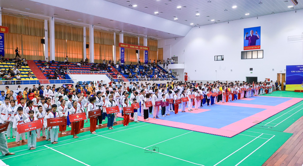 Giải vô địch Taekwondo các lứa tuổi Hà Nội mở rộng 2024: Quy mô lớn, phong trào mạnh - Ảnh 1.