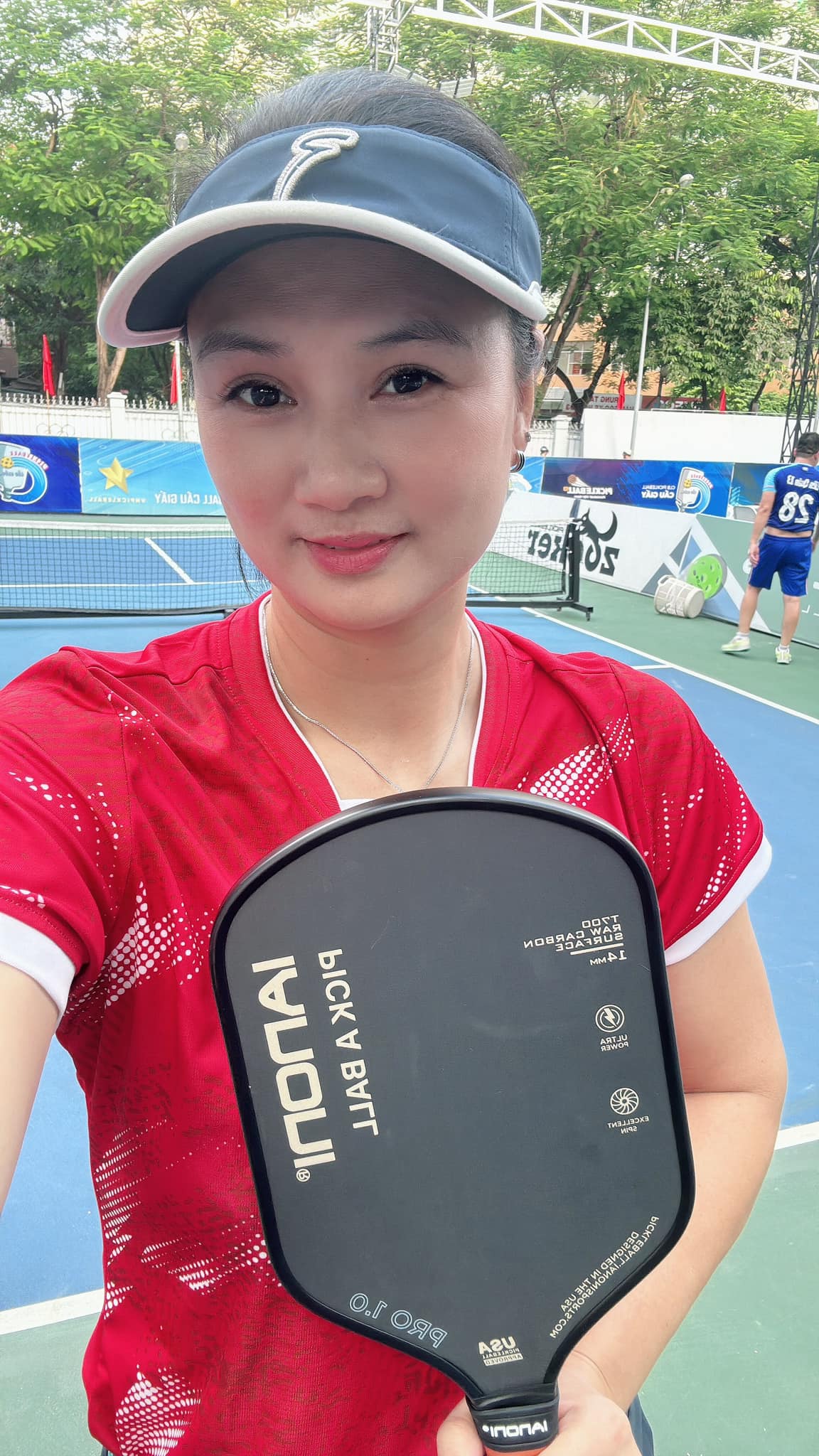 Sao nữ Việt diện váy ngắn chơi pickleball - Ảnh 1.