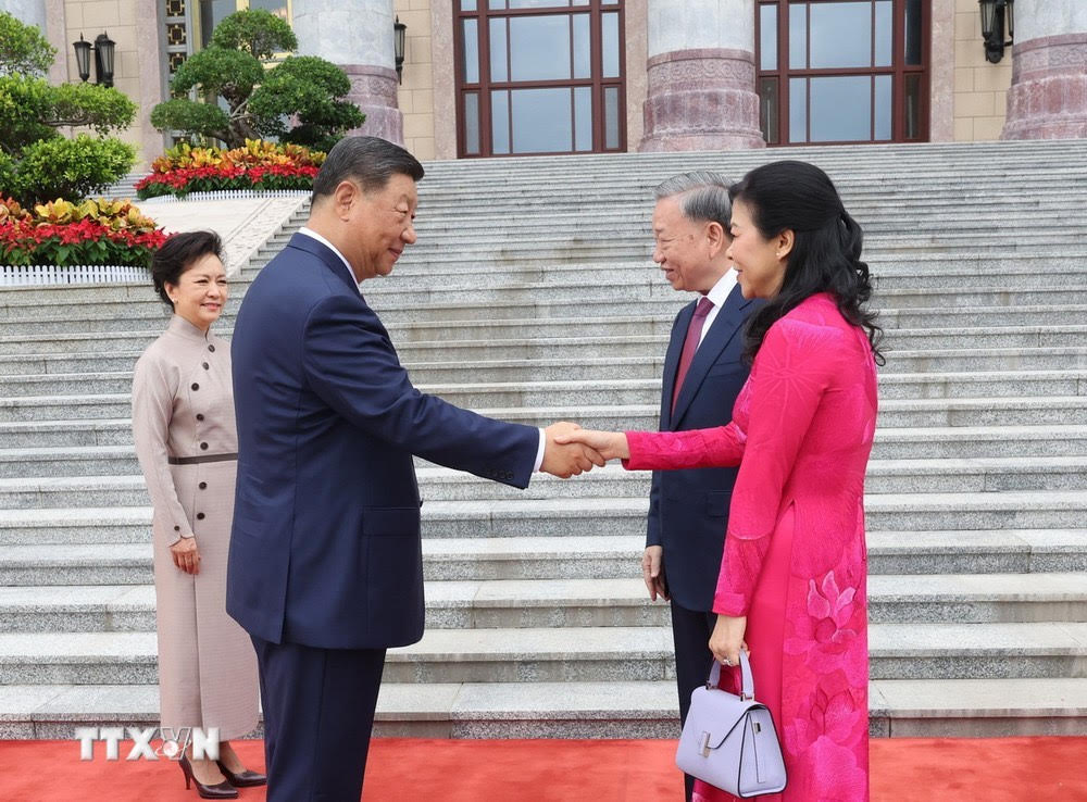 Lễ đón Tổng Bí thư, Chủ tịch nước Tô Lâm thăm cấp Nhà nước tới Trung Quốc - Ảnh 2.