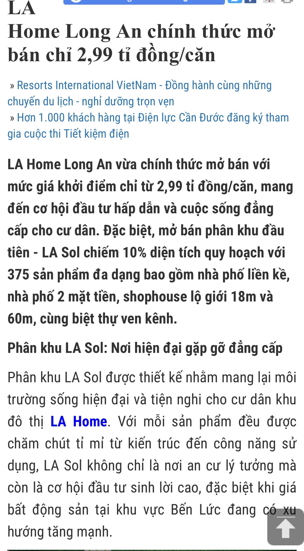 Dự án LA Home chưa đủ điều kiện kinh doanh, đại diện dự án, Sở Xây dựng Long An nói gì? - Ảnh 1.