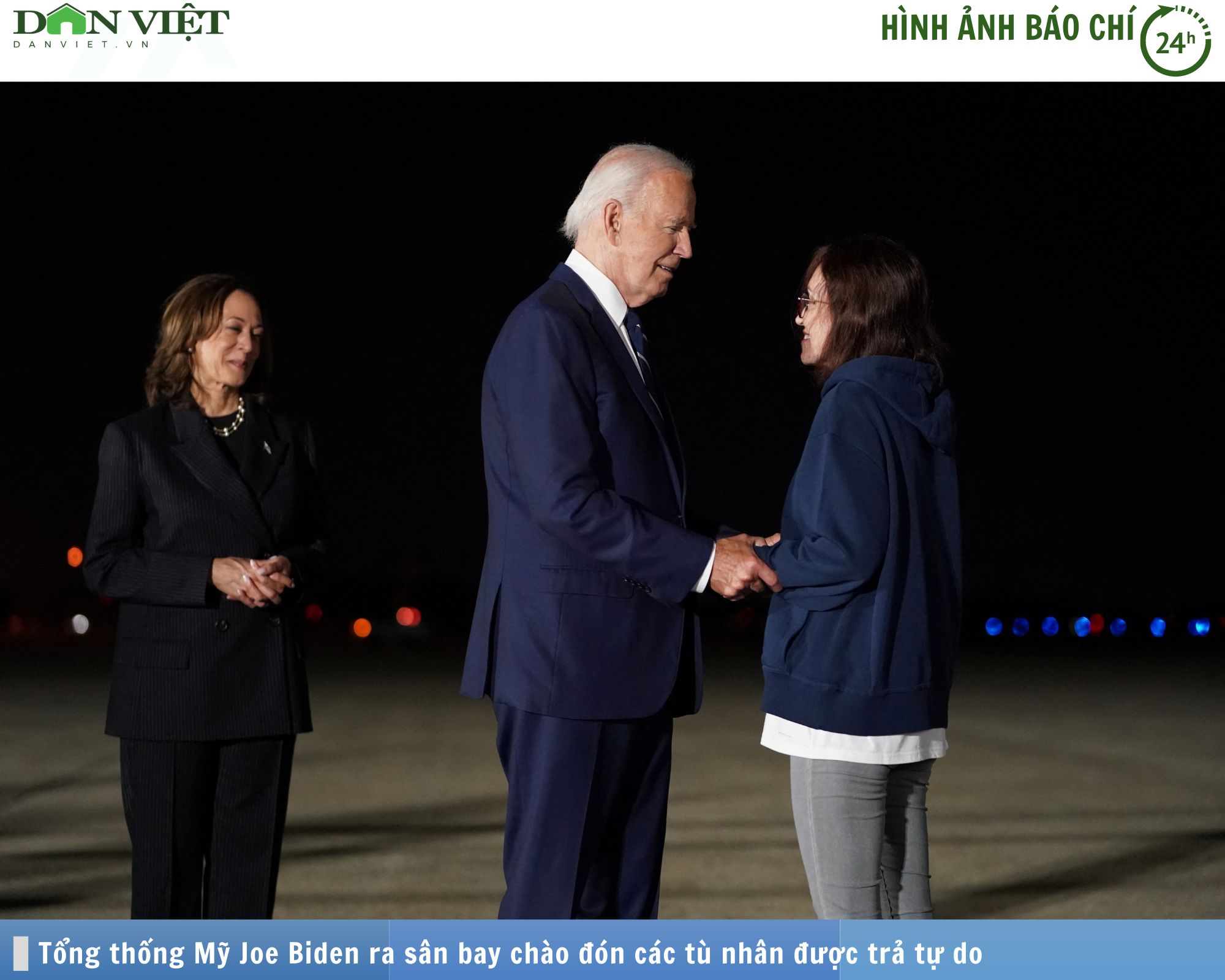 Hình ảnh báo chí 24h: Ông Biden và bà Kamala Harris ra sân bay đón các tù nhân được thả- Ảnh 1.