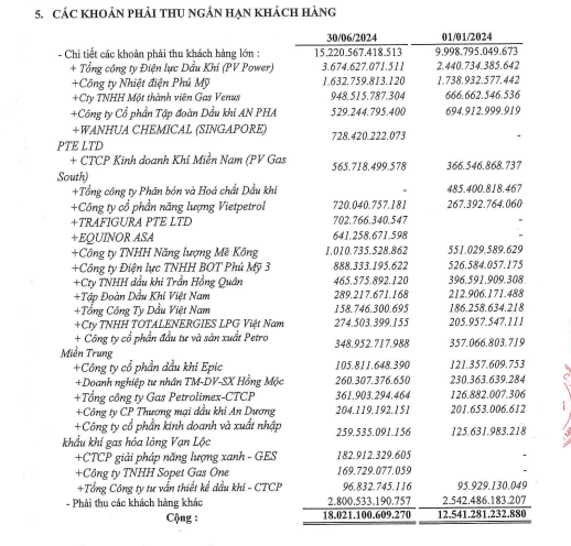 PV Power và loạt doanh nghiệp "vướng" nợ xấu tại PV Gas (GAS) - Ảnh 2.