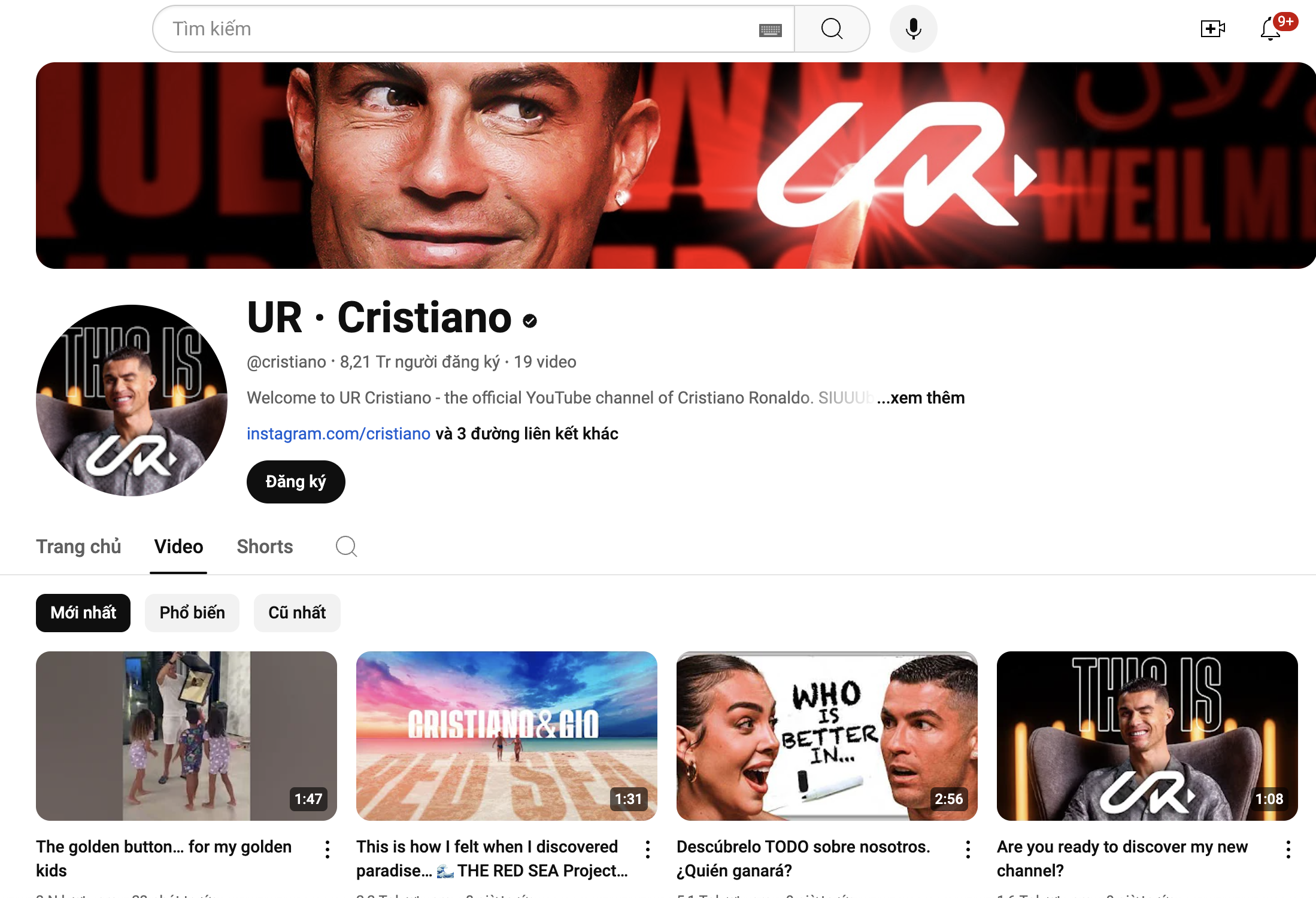 Ronaldo lập kênh Youtube, nhanh chóng đạt kỷ lục người đăng ký- Ảnh 1.