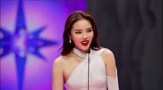 "Phản ứng" Kỳ Duyên khi gây xôn xao vì nói tiếng Anh tại Miss Universe Vietnam 2024 - Ảnh 1.