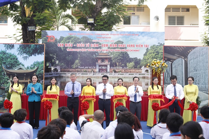 Trí tuệ nhân tạo AI được áp dụng trong triển lãm “Văn Miếu - Quốc Tử Giám..." tại TP.HCM- Ảnh 1.