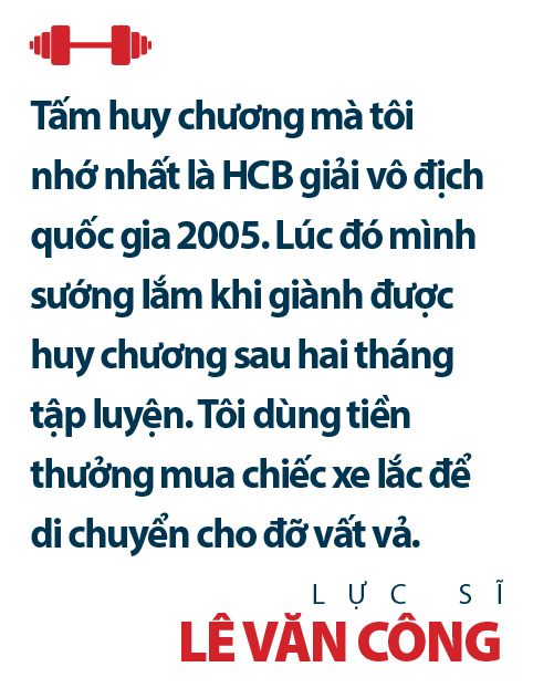 Lực sĩ Lê Văn Công: Ba năm ăn cơm chay "đẩy bay" trăm cân tạ - Ảnh 10.