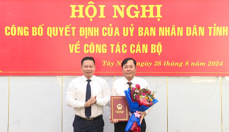 Tây Ninh có tân Phó trưởng Ban Tổ chức Tỉnh uỷ và Trưởng Ban Quản lý Khu kinh tế- Ảnh 2.