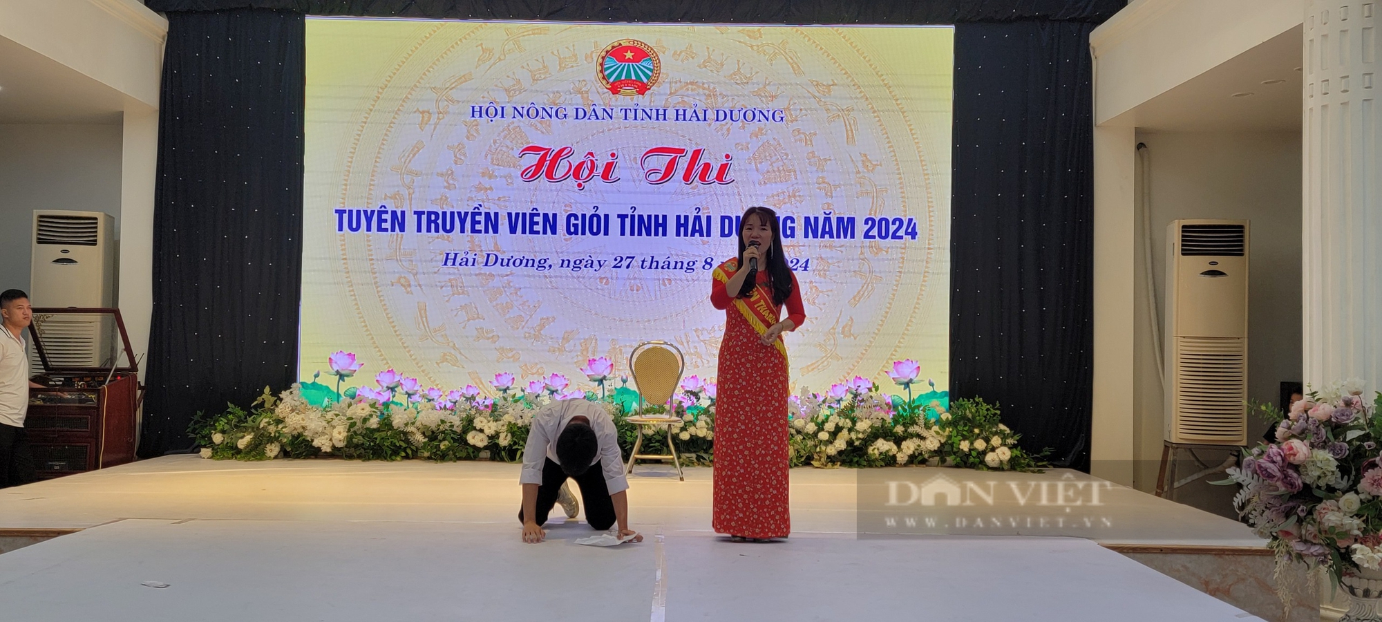 Cán bộ, nông dân Hải Dương sôi nổi tham gia hội thi tuyên truyền viên giỏi năm 2024- Ảnh 8.