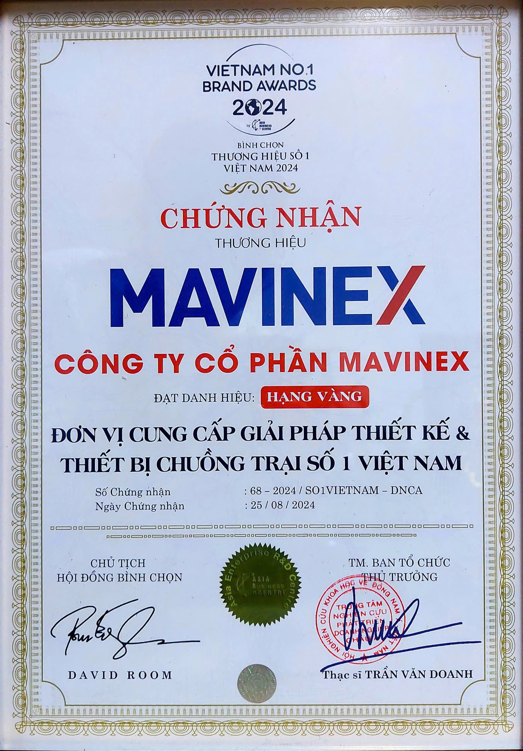 Mavinex được tôn vinh là Thương hiệu số 1 về giải pháp thiết kế và thiết bị chuồng trại - Ảnh 2.