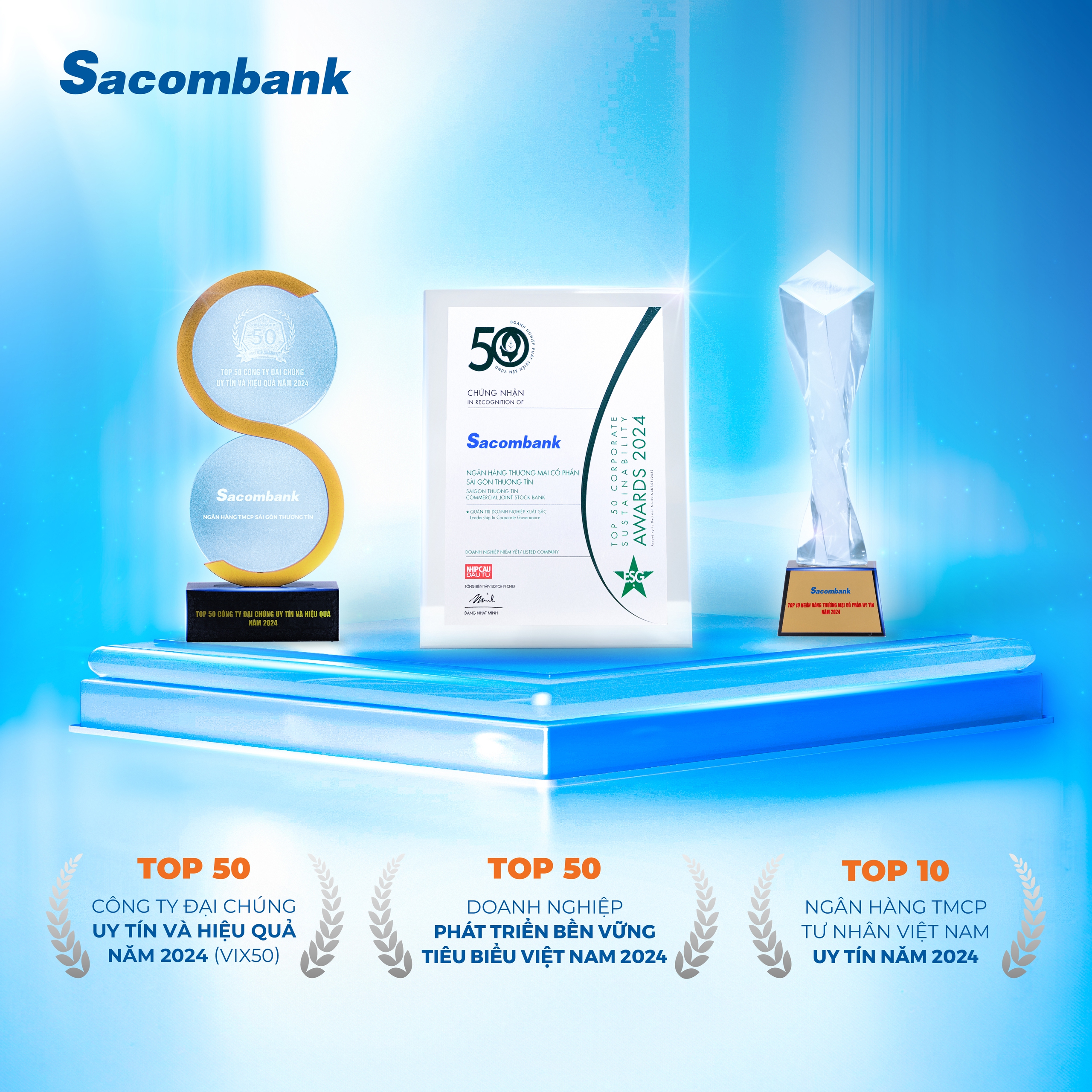 Sacombank liên tục nhận giải về ngân hàng uy tín- Ảnh 1.